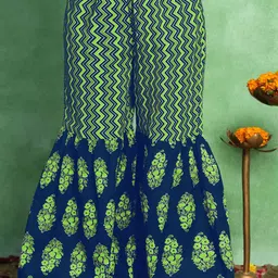 BAESD Girls Floral Printed Regular Kurta with Sharara image 2