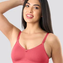 Kalyani Women Pack of 2 Solid Full Coverage Non Padded Non-Wired Back Closure Bra image 4