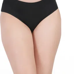 ORLIZEA Pack of 1 Women's Cotton Blend Black Hipster Briefs-picture-22