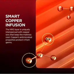 Duroflex Propel NRG Layer Medium Firm 7" King Pocket Spring Mattress (78x72 Inch) image 5