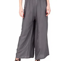 SRISARAS Women Cotton Pleated Trousers-picture-37