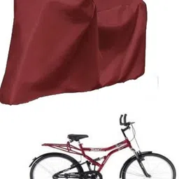 MAROON CYCLE COVER-RF-305 Bicycle Cover Free Size-image-1