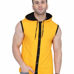 BEYOU FASHION Men Hooded Pockets Slim Fit T-shirt-picture-11