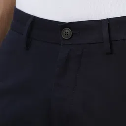 Peter England Elite Men Mid-Rise Slim Fit Regular Trousers image 5