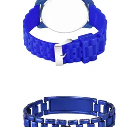 Miss Perfect Men Printed Watch with Bracelet image 2