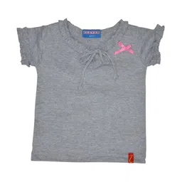 CLEVER Girls Pack Of 3 Round Neck Peplum Top image 5