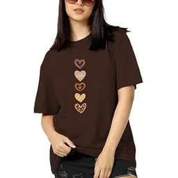 SHAIRA FASHION Women Printed T-shirt-image-8