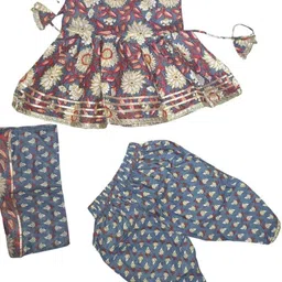 ANNA Unisex Kids Printed Tunic with Pyjamas image 3