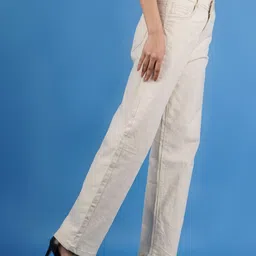 SZN Women Baggy Fit Mid-Rise Stretchable Denim Jeans-image-22