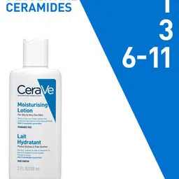 CeraVe Moisturizing Lotion with Ceramides & Hyaluronic Acid for Normal to Dry Skin - 88 ml image 4