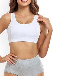 Diving Deep Pack Of 4 High-Waist Hipster BriefsHR1(Pack of 4)(XS)GREY_4 image 3