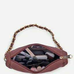 alt by zouk ZOUK Floral Printed Structured Sling Bag image 3