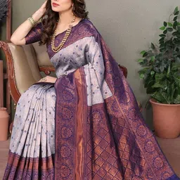 Shriyangan Woven Design Zari Kanjeevaram Saree image 5