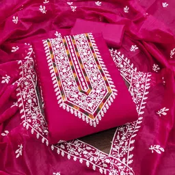 KALINI Embroidered Unstitched Dress Material-picture-13