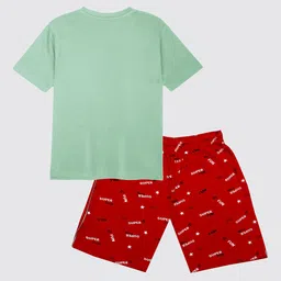 Tee Weavers Boys Printed Night suit image 3