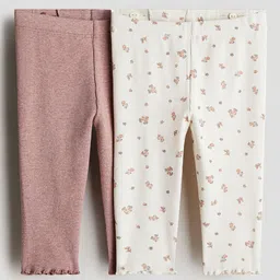 H&M 2-Pack Ribbed Cotton Leggings-picture-25