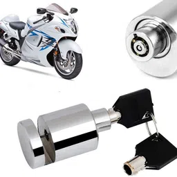 Heavy Duty Anti Theft Motorcycle Chrome Stainless Steel Disc Brake Lock-417 Disc Lock-image-78