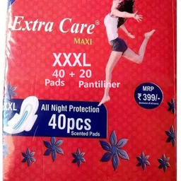 extra care DAYS XXL Sanitary Pads Pack 40 pad + 20 Pantiliner Sanitary Pad-picture-31