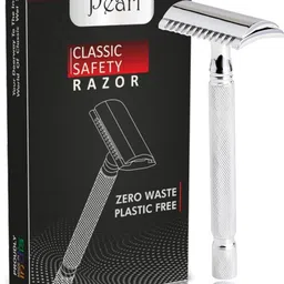 pearl shaving Open Comb Saftey Razor for Men with Chrome Finish, Men-picture-24