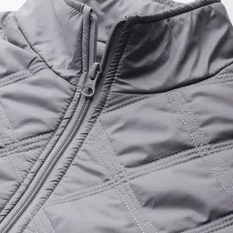 roadster Men Solid Quilted Jacket image 3