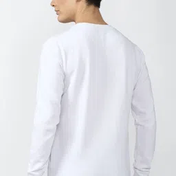 peter england Men Full Sleeve Solid Sweatshirt image 3
