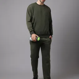 mack jonney Solid Men Track Suit image 3