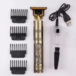 Mirato T9 Vintage USB Rechargeable Cordless Electric Beard Trimmer Hair Clippers G17 Trimmer 120 min Runtime 4 Length Settings image 2