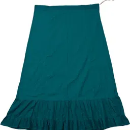 Belizzi Paridhan Red & Deep Teal Combo Pure Cotton Petticoat image 3