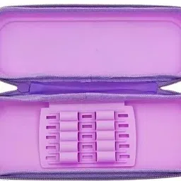 jellify Sofia Pencil Box Zipper with Inbuilt Pencil stand | Pencil Box for Girls Sofia Art Plastic Pencil Box image 2