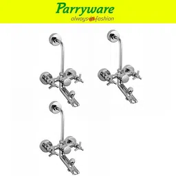parryware Trio Wall Mixer 3 in 1 with Overhead Shower Provision set of 3 pic 057 Wall Mixer with Overhead Shower Provision Wall Mixer Faucet-picture-20