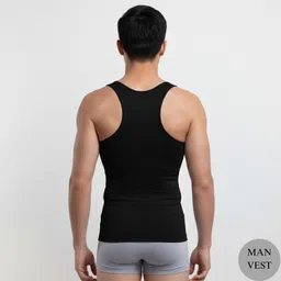 amrio Premium Compression Tank Top Slimming Body Shaper Vest Tummy Control Undershirt Men Vest image 2