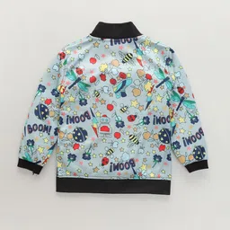 BAESD Boys Printed Shirt with Trousers & Jacket image 3
