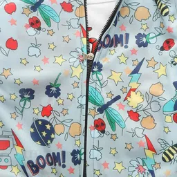 BAESD Boys Printed Shirt with Trousers & Jacket image 4