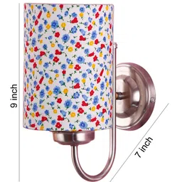 Devansh Multicolor Wall Mounted Lamp With Steel Base image 2