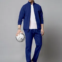triptee Solid Men Track Suit image 3