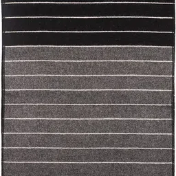 the tie hub Striped Wool Blend Men Grey Scarf image 3