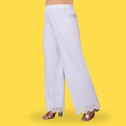 kiran impex Pack of 3 Women Straight Fit Multicolor Lycra Blend Trousers image 3