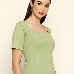 BAESD Ribbed Square Neck Top image 4