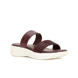 Bata comfit Textured Open Toe Wedges-picture-23