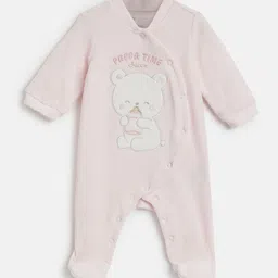 Chicco Unisex Kids Applique Front Opening Embroidered Sleepsuit-picture-53