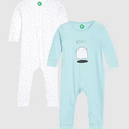 YK Organic Girls Pack Of 2 Organic Cotton Printed Sleepsuit-picture-37