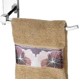 gloxy 5 Pieces Folding Towel Rack+ Towel Rod+Soap Dish+ Toothbrush Holder & Towel Ring 24 inch 1 Bar Towel Rod image 5