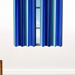 Stella Creations Blue 2 Pieces Room Darkening Window Curtains-image-40