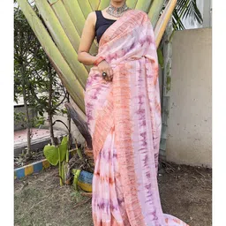 Mitera Tie and Dye Pure Chiffon Ready to Wear Saree-picture-11