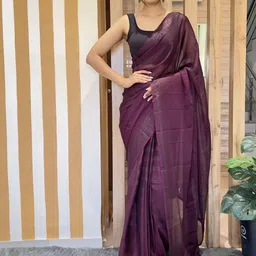 Mitera Striped Pure Chiffon Ready to Wear Saree-picture-27