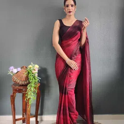Mitera Striped Pure Crepe Ready to Wear Saree-picture-11
