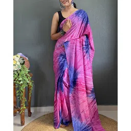 Mitera Tie and Dye Pure Chiffon Ready to Wear Saree-picture-38