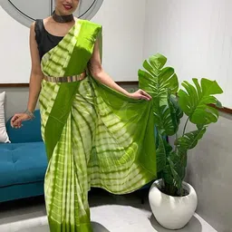 Mitera Printed Satin Ready to Wear Saree-picture-33