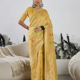 Dori Woven Design Zari Banarasi Saree-picture-14
