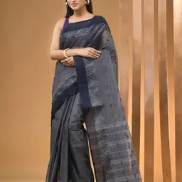 Arhi Ethnic Woven Design Pure Cotton Taant Saree-picture-23